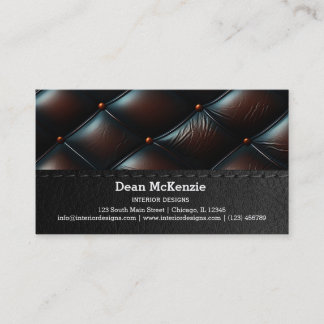 Sömlös Vintage inpräglad Visitkort