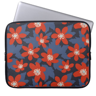 Sömlös vintage mönster i Skandinaviska stil med Laptop Fodral