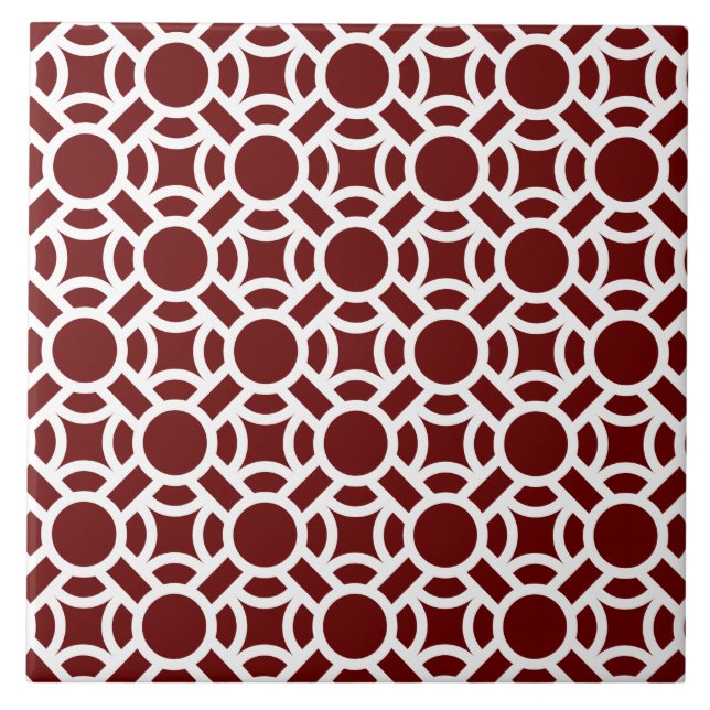 Sömlös vit Mönster DIY Background Färg Kakelplatta (Framsidan)