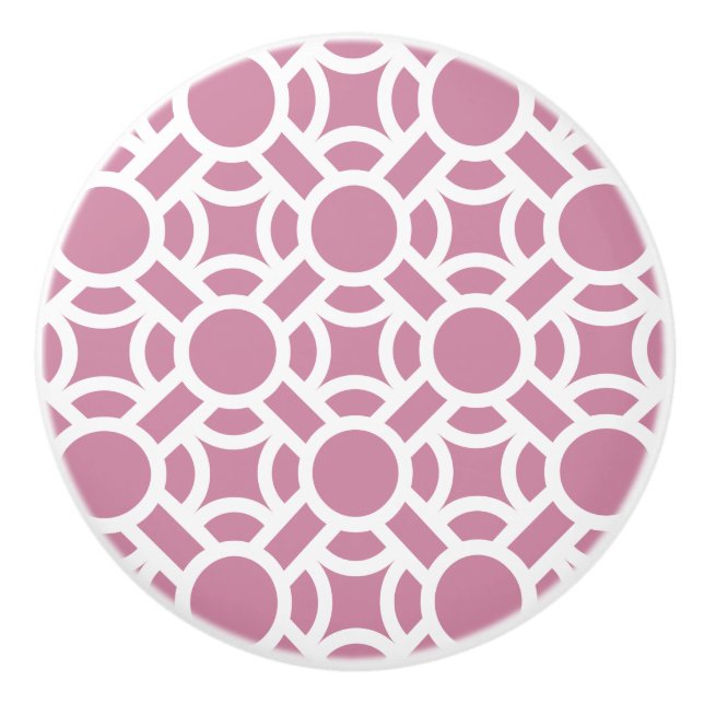 Sömlös vit Mönster DIY Background Färg Knopp (Framsidan)