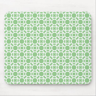 Sömlös vit Mönster DIY Background Färg Musmatta