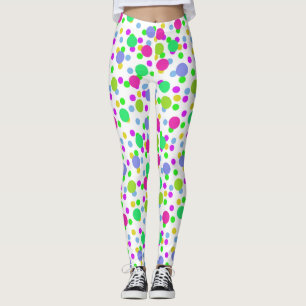 Sömlösa abstrakter roligten konfronterar skarpa pu leggings