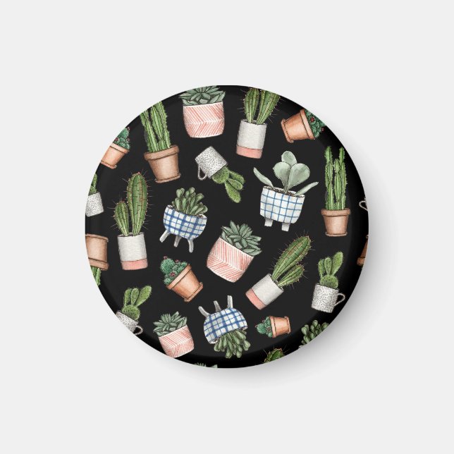 Sömlösa, färglösa hemmakontor magnet (Framsidan)