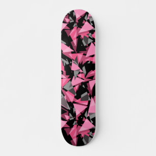 Sömlösa geometriska trianglar mini skateboard bräda 18,5 cm