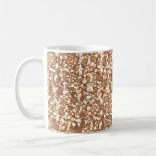 Sömlösa glitterpaljetter gnistrar guld gyllene bro kaffemugg