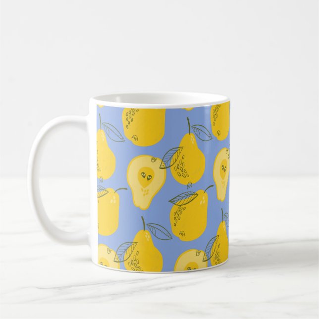 Sömlösa mönster kaffemugg (Vänster)