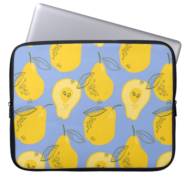 Sömlösa mönster laptop fodral (Framsidan)