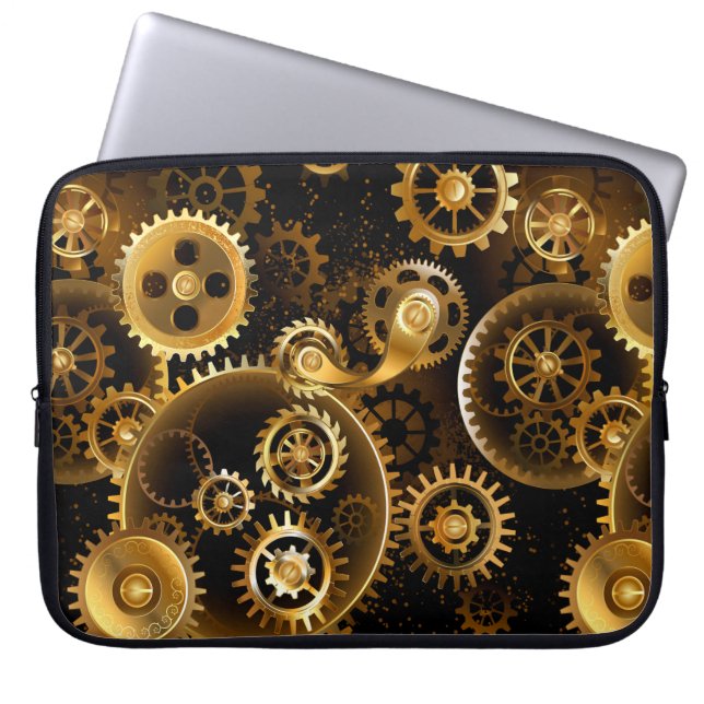 Sömlösa stålverk laptop fodral (Framsidan)