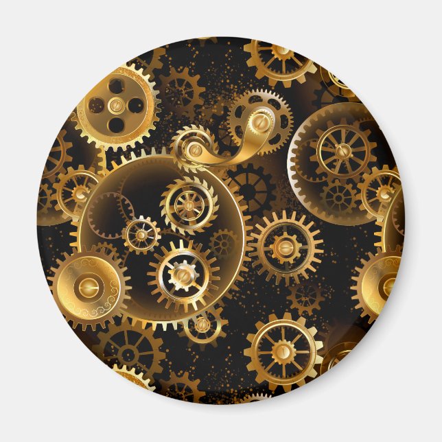 Sömlösa stålverk magnet (Framsidan)