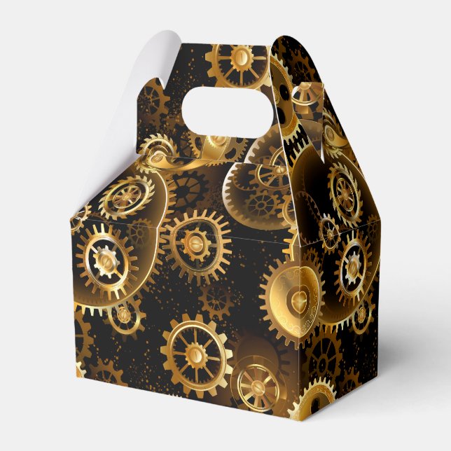 Sömlösa stålverk presentaskar (Framsidan Sidan)