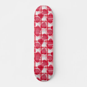 Sömlösa Valentines day-hjärtan Mini Skateboard Bräda 18,5 Cm