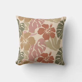 Sömlöst blommönster – Elegant botanisk design Kudde