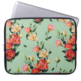 Sömlöst blommönster i segrare stil. Bouque Laptop Fodral