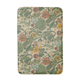 Sömlöst blomster mönster i William Morris-stil för Badrumsmatta