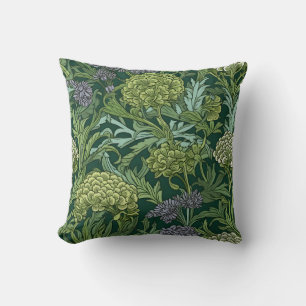 Sömlöst blomster mönster i William Morris stil Kudde