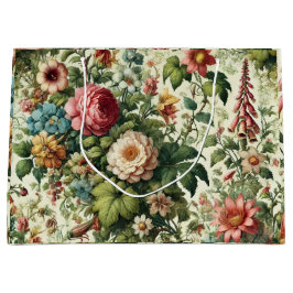 Sömlöst botaniskt Blommönster