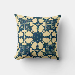 Sömlöst hjärta mönster Pillow Kudde