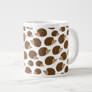 Sömlöst mönster av igelkottar (ver.6) jumbo mugg