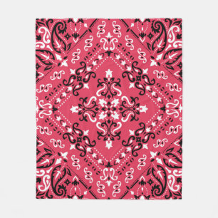 Sömlöst mönster baserat på apisley Bandana Fleecefilt