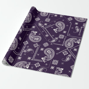 Sömlöst mönster baserat på apisley Bandana Presentpapper