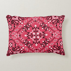 Sömlöst mönster baserat på apisley Bandana Prydnadskudde