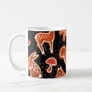 Sömlöst mönster kaffemugg