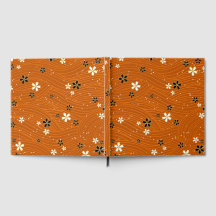 Sömlöst mönster med svarta och vita blommor