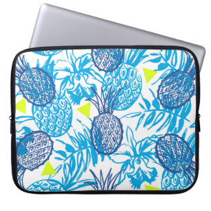 Sömlöst mönster med tropiskt motiv laptop fodral