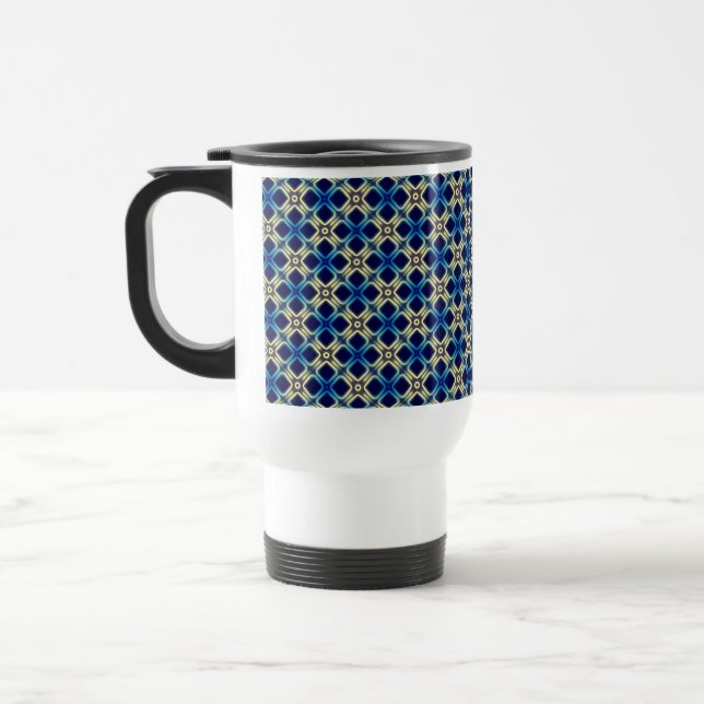 sömlöst mönster på termisk tumbler resemugg (Vänster)