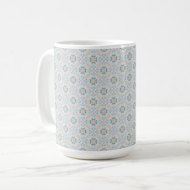 Sömlöst snäckmönster kaffemugg (Framsida vänster)