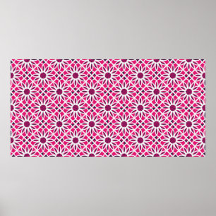 Sömlöst struktur med arabisk geometrisk ornament. poster