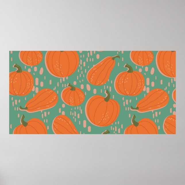 Sömlöst upprepat mönsterprov. Vintage design av  Poster (Framsidan)