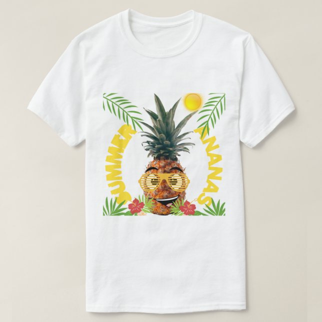 Sommananas T Shirt (Design framsida)