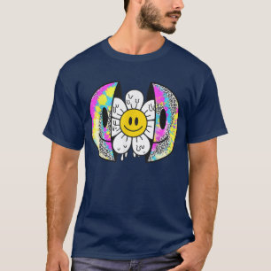 Sömmande Ansikte Costume Lycklig Cute Smile T Shirt