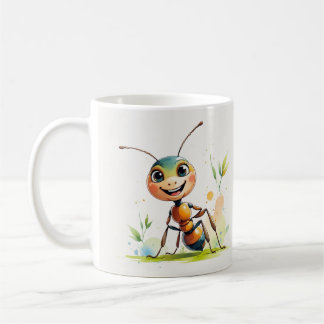 Sömmande Ant Mugg Unika kaffe Kopp