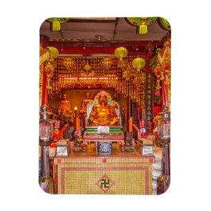Sömmande buddha i kinesiskt Temple, Bangkok Magnet