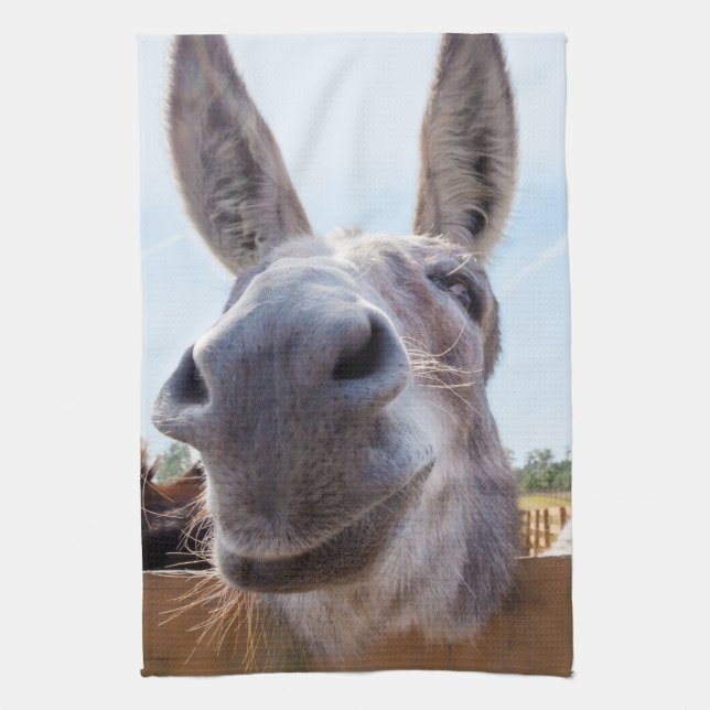 Sömmande Donkey Kitchen Towel Kökshandduk (Vertikal)