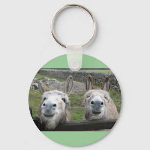 Sömmande Donkeys! Nyckelring