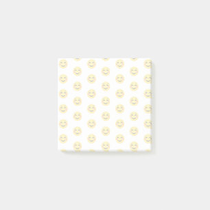 Sömmande Emoji Ansikte Post-it Block