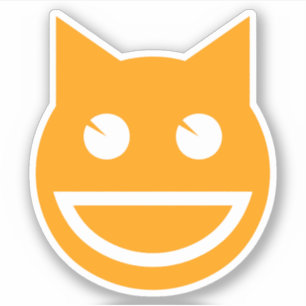 Sömmande Emoji Cat Klistermärken