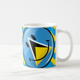 Sömmande Flagga Saint Lucia Kaffemugg