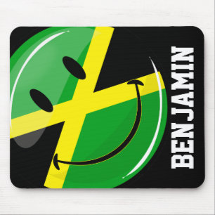 Sömmande Jamaican-Flagga Musmatta