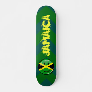 Sömmande Jamaican-Flagga Skateboard Bräda 20,5 Cm