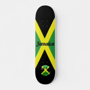 Sömmande Jamaican-Flagga Skateboard Bräda 21,5 Cm