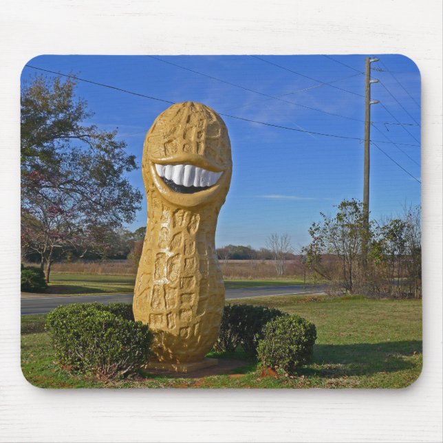 Sömmande Jimmy Carter Peanut - Plains Georgia Musmatta (Framsidan)