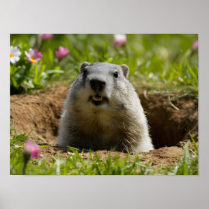 Sömmande jord som växer fram poster