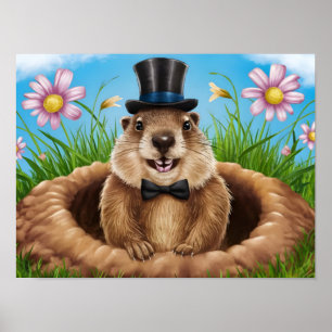 Sömmande jord som växer fram poster