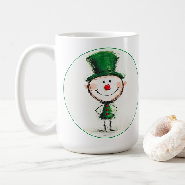 Sömmande jul Elf Coffee Mugg (Skapare uppladdad)