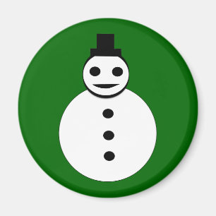 Sömmande jul Snögubbe Magnet