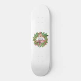 Sömmande julfrö i Snögubbe Mini Skateboard Bräda 18,5 Cm